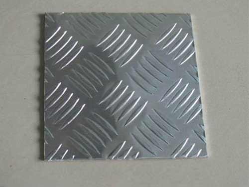 Checkerboard aluminum plate