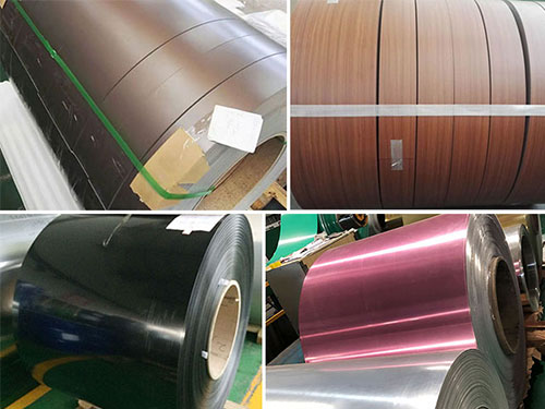 PE PVDF coated alloy 5052 color aluminum coil roll